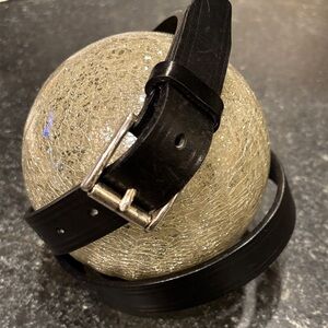 Lauren Ralph Lauren, Black leather belt